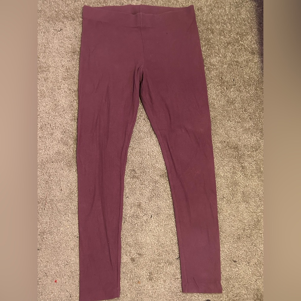 dusty dark pink large Old Navy leggings